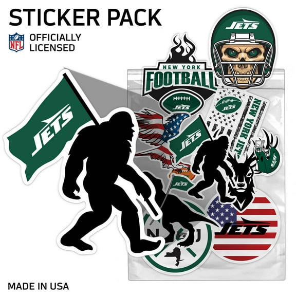 New York Jets Assorted Sticker Pack