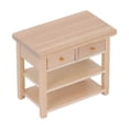 thumbnail image 5 of Gabinete de baño en miniatura, madera de abedul, Vintage, exquisito, Simple, multifuncional, DIY, Mini muebles para casa de muñecas 1/12, 5 of 5