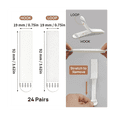 thumbnail image 2 of Picture Hanging Strips Heavy Duty,24-Pairs(48 Strips)Sticky Picture Hangers for Walls,H_wm25, 2 of 8