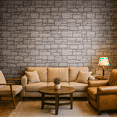 thumbnail image 6 of 3D Stone Look Styrofoam Decorative Wall Panels, 9 Pieces, Slateon, 6 of 7