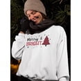 thumbnail image 2 of Merry Christmas Tree And Bright Sweatshirt Women -Smartprints Designs, Female 3X-Large, 2 of 4