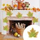 thumbnail image 4 of onlyliua Descuentos de Temporada Hojas de Arce Simuladas para Decoración de Aulas de Otoño, Hojas de Arce para Decoración de Fiestas Navideñas, 50 Hojas de Arce, 4 of 6