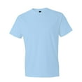 thumbnail image 4 of Gildan Men's Softstyle T-Shirt - Baby Blue | Lightweight 4.5oz Short Sleeve Tee, Rib collar Size L Shirt Pack of 6, 4 of 5