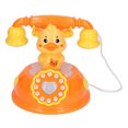 thumbnail image 1 of Juguete De Teléfono Con Forma De Pato, Juguete De Teléfono Fijo Con Cable Componente Electrónico De Plástico Simulado Educativo Encantador Retro Para El Hogar ANGGREK Telephone Toy, 1 of 8