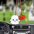 thumbnail image 2 of Uhnauch Halloween Ghost Car Accessories Hanging Ornament Crochet Pumpkin And Car Pendant For Car Rear View Mirror Interior Decoration, 2 of 9