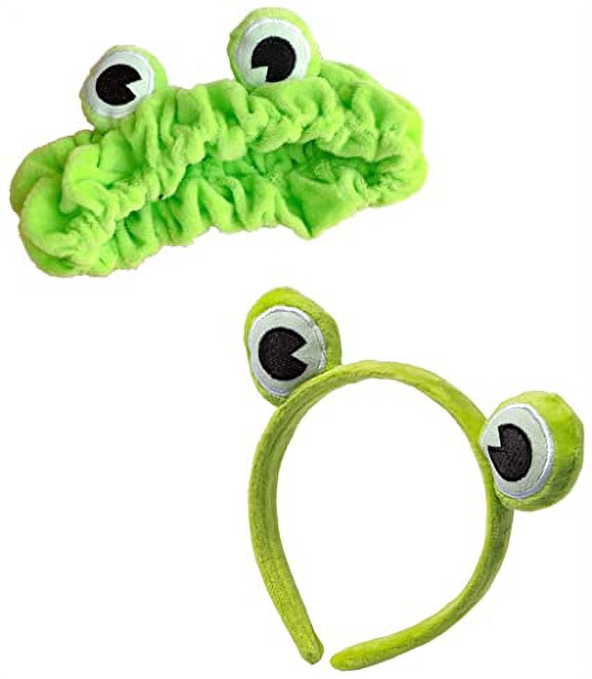 Diadema De Rana Con Corona Amarilla – Accesorio Para Disfraces De Carnaval, Halloween Y Cuentos De Hadas, Unisex Adultos Y Niños