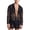 HGG207-Black, variant on Yaoyar Men's 2 Pieces Shirt Sets Sexy Lace See Through Long Sleeve Casual Button Down Shirts and Shorts Tracksuit