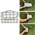 thumbnail image 3 of ruzhgo Couverture de Pique-Nique Extérieure Portable 200X200cm Très Grande Anti-Sable Imperméable Tapis de Plage pour Camping Randonnée Festivals Blanc, 3 of 6