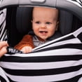 thumbnail image 3 of B&W Signature Stripe 5-in-1 Nursing and Car Seat Cover, 3 of 4