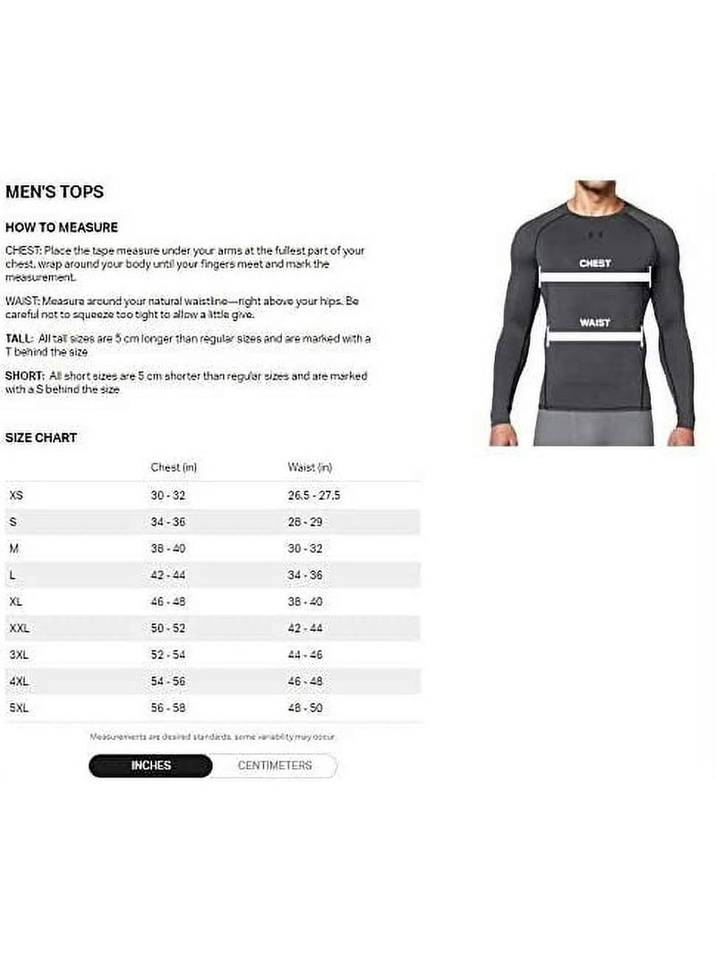 Under Armour Men's Pants Size Chart Armour Mens Under Armor