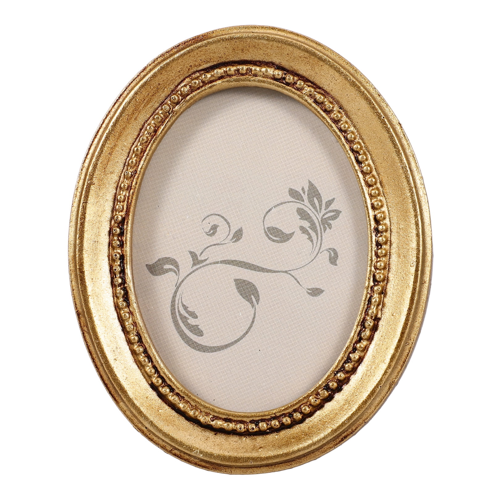 HOMEMAXS Antique Gold Picture Frame Oval Vintage Retro Background Wall Decoration