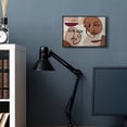 thumbnail image 2 of Stupell Industries Abstract Facial Features Warm Circular Shapes Black Framed by Ziwei Li, 2 of 5