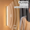 thumbnail image 5 of 7pcs Wireless Motion Sensor LED Strip Lights, Under Cabinet Lighting for Kitchen Bedroom Closet Stairs Hallway, 20/30cm, Rechargeable, 5 of 8