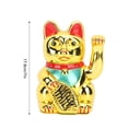 thumbnail image 6 of NFTIGB Lucky Fortune Cat with Waving Arm 7 Inch / 17.8 cm Plastic Battery Operated Wealth Welcoming Figurine for Home Hotel Office Housewarming Gift Gold, 6 of 9