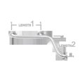 thumbnail image 1 of AJW UG120-G3016 30 X 16 In. Exposed Flange, 1.25 In. Diameter Grab Bar - Configuration G, 1 of 1