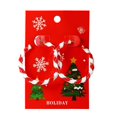 thumbnail image 1 of Wartleves Nuevos pendientes de árbol de Navidad de peluche de moda para mujer, lindas campanas de Papá Noel para vacaciones K0a2, nuevo pendiente de Navidad Je Drop, 1 of 6