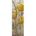 thumbnail image 2 of OToole, Tim 13x32 Gold Ornate Wood Framed with Double Matting Museum Art Print Titled - Ochre Tulips II, 2 of 4