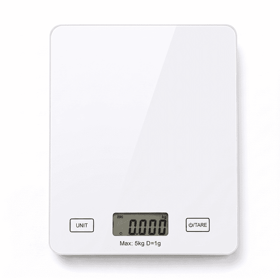 Food Scale, Digital Kitchen Scale with LCD Display, 6 Units with Tare Function for Baking Cooking and Meal Prep