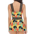 thumbnail image 3 of Lopeceal Women's Plus Size Swimsuits Tummy Control Flowy Mesh Swimwear Bathing Suits Flower Print Swimdress, 3 of 4