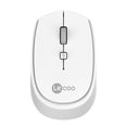 thumbnail image 1 of TFixol WS202 Compact Wireless Mouse for Laptop & Desktop, Ergonomic Design, 2.4G USB Receiver, 4 Buttons, 800-1200 DPI, White/Black/Grey Options, 1 of 6