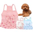 thumbnail image 3 of Pet Dress with Tiered Hem - Soft Comfortable, Bright Color - Summer Pet Cat Dog Bowknot Floral Dress - Daily Wear, 3 of 8
