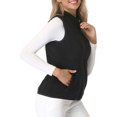 thumbnail image 2 of Innerwin Veste Sans Manches à Fermeture Éclair pour Femmes, Gilet d'Hiver Chaud Ample Noir m, 2 of 4