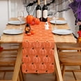 thumbnail image 5 of Hometravel Fall Thanksgiving Table Runner, Pumpkin Themed Holiday Decor, 33x183cm Dining Table Cover for Autumn, Seasonal Home Celebration Accent, 5 of 8
