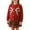 A04-Red, variant on LRen Holiday Outfit for Girls, Toddler Girls Bow Print Cardigan Sweater Sets with Sequin Skirt, 2 Piece Knit Sweatsuits Winter Tracksuit Outfits,Purple,5-6 Years