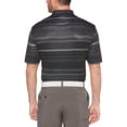 thumbnail image 3 of Ben Hogan Men's Performance Short Sleeve Printed Stripe Golf Polo Shirt, up to 5XL, 3 of 3