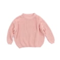 thumbnail image 4 of Cenuakty Toddler Baby Fall Winter Sweaters, Kids Long Sleeve Knitted Solid Thick Pullover Clothes, 4 of 9