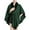 #655-Green, variant on AUNVITO Women's Winter Poncho Faux Fur Collar Knit Elegant and Warm Winter Style