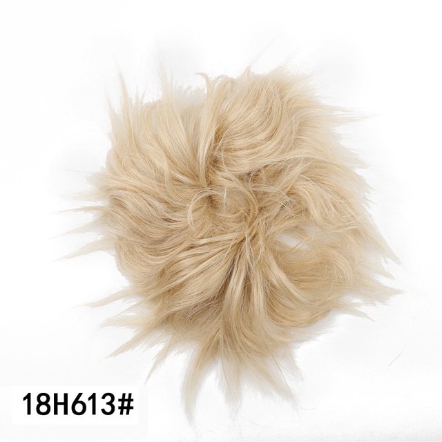 Perruque Volumineuse Anneau pour Cheveux Pièce Enroulée Perruque Enroulée Accessoires pour Cheveux Bouclés Q17-12H24