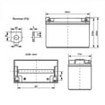 thumbnail image 6 of BatteryGuy Ritar RA12-100 replacement 12V 100Ah battery - BatteryGuy brand equivalent (Qty of 2), 6 of 7