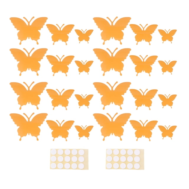 D Pegatinas de pared, 2 juegos de pegatinas luminosas Calcomanía de pared de PVC D Etiqueta luminosa Diseño aerodinámico