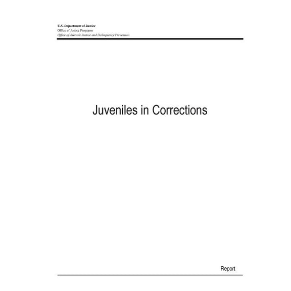 Juveniles in Corrections (Paperback)