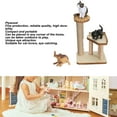 thumbnail image 4 of Juego De Figuras De Gato DIY, Construcción De Madera Contrachapada, Compacto Y Portátil, único Y Llamativo Con Adorable árbol De Gato, Casa De Muñecas Interactiva,, 4 of 7