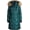 Ponderosa Green/Natural, variant on Women's Winter Jacket - Heavyweight Long Length Bubble Puffer Parka (S-3X)