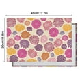 thumbnail image 6 of Pioneer Flower Floral Print Pattern Summer Placemats Table Placemats Set Of 4-Linen Kitchen Washable Placemats Table Mats 12x18 Inch Non-Slip Heat Resistant, 6 of 6