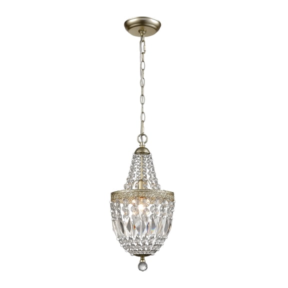 Elk Home 8-Inch Wide Morley Mini Pendant, Transitional, Clear