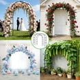 thumbnail image 7 of 7.87ft Garden Arch Trellis for Climbing Plants, Metal Arch Frame, Pumpkin Archway Outdoor Garden Arbors and Arches for Halloween Christmas Birthday Party Baby Shower Decoration,Black, 7 of 7