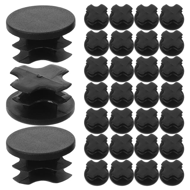 OULII 100 Pcs Bouchons en Plastique Bouchon à Trou Rond pour Rampes dans Divers Domaines