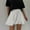 White, variant on Elvqul Womens Loose Skirts Pleated Trendy Elastic Waist Casual White Mini Skirts for Juniors