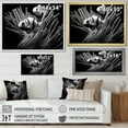 thumbnail image 4 of Designart "Monochrome Clownfish Group" Coastal Coral Under Water Wall Art Prints, 4 of 7