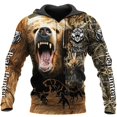 thumbnail image 3 of Sudaderas con capucha 3D de camuflaje para hombre y mujer, ropa de caza y pesca al aire libre, abrigos con capucha Unisex, Hojas de arce, primavera y otoño, 2021, 3 of 5