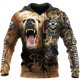 thumbnail image 3 of Sudadera con capucha con estampado 3D de camuflaje de hoja de arce para primavera y otoño para hombre, ropa para pesca al aire libre, camping, caza, chaqueta con capucha para mujer, 3 of 5