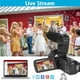 Caméra Vidéo Caméscope 4K 56MP, Caméra de Vlogging avec Vision Nocturne Infrarouge, Zoom Numérique 16X, Microphone, Télécommande 24g – image 5 sur 7