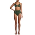 thumbnail image 3 of Simply Fit Women's Printed & Gold-Tone Accented Swimsuit, 2-Piece Set, 3 of 5