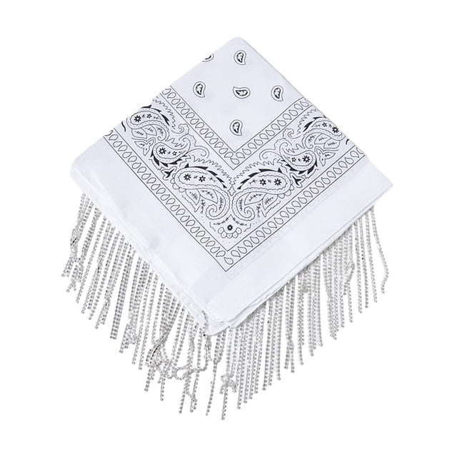 Headwrap Sunnimix Novedad Pasamontañas Pulsera Moda Diadema Disco Bandana Blanco