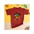 thumbnail image 2 of Playera Blusa De Naranjas Los Angeles California – Estilo Cítrico con Vibras del Oeste Color Shedron Talla Grande Marca Emil SaEs, 2 of 4