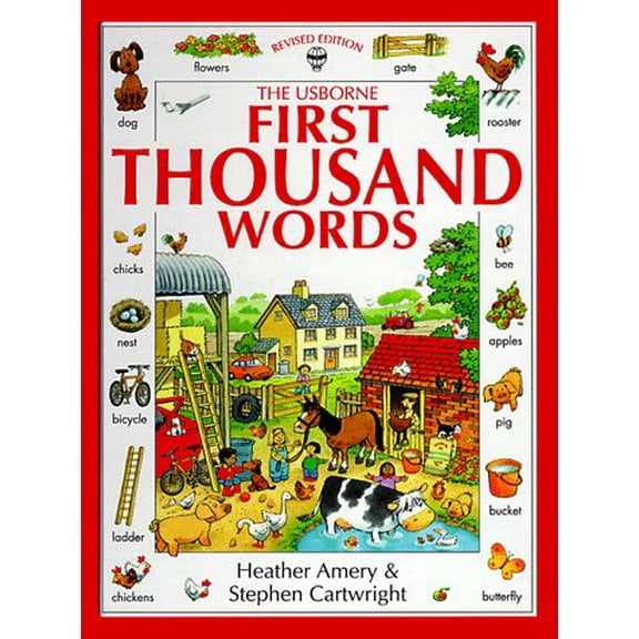 Pre-Owned The Usborne First Thousand Words (Hardcover) 0746023030 9780746023037
